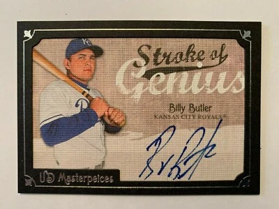 BILLY BUTLER 2007 CUBIERTA SUPERIOR GOLPE DE GENIO AUTOGRAFIADO SG-BB Foto 1 de 2