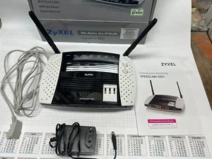 Telekom ZyXEL Speedlink 5501 Telekom Businessrouter VDSL2, ADSL2+ VOIP Router GE - Bild 1 von 6