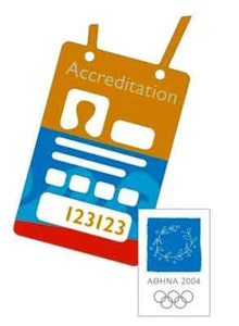 ACCREDITATION - ATHENS 2004 OLYMPIC GAMES - INTERNAL PIN #52  - Picture 1 of 3