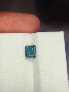 Turmalina Indicolita Natural 1,14 CT - Rara Gema Azul-Verde | Sin tratar - Imagen 1 de 9