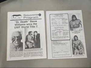 UWF Universal Wrestling Federation Program Springfield, MO 1987- NWA WCW WWE WWF - Picture 1 of 13
