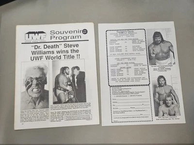 UWF Universal Wrestling Federation Program Springfield, MO 1987- NWA WCW WWE WWF - Image 1 of 4