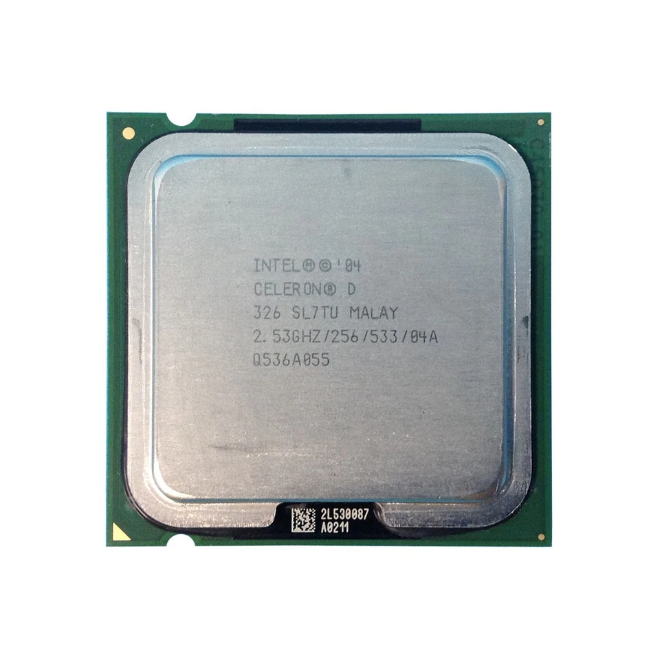 Intel Celeron D 326 SL7TU 2.53GHz/256KB/533MHz Socket LGA775 Processor - Immagine 1 di 1