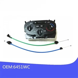 Manual Gear AC Climate Controller Panel 6451WC For Peugeot 206 207 Citroen C2 C1 - Picture 1 of 6