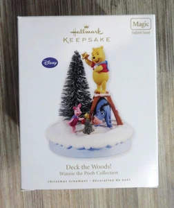 Hallmark Keepsake Ornament Disney Winnie The Pooh Deck the Woods 2010 - Works - Picture 1 of 1