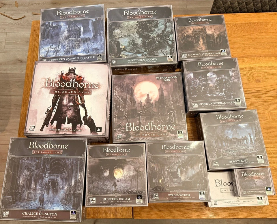 Bloodborne board game Blood Moon kickstarter pledge (all in) CMON Rare - Image 1 of 4