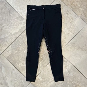 Schockemohle Waage Reithose Damen 32R schwarz Vollbesatz Reit Reithose - Bild 1 von 12