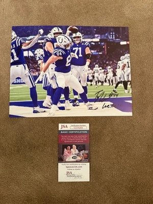 Tyler Warren Autographed Photo Indianapolis Colts JSA AUTHENTICATION - Image 1 of 3