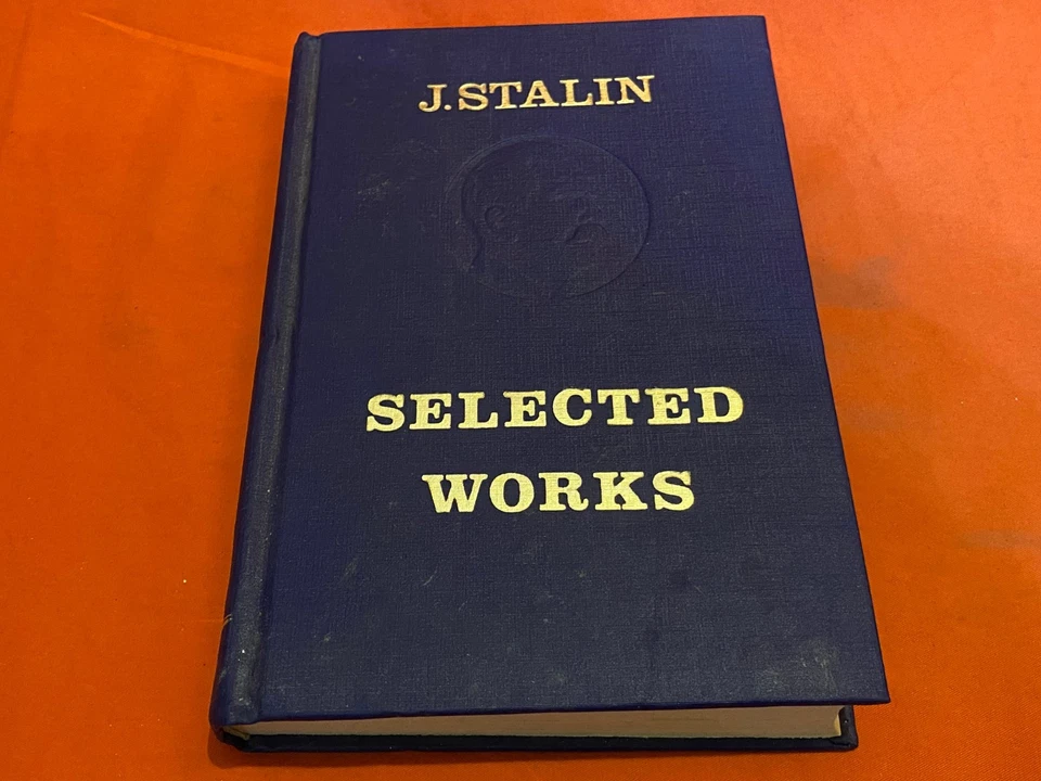 SELECTED WORKS 1959 J. STALIN VINTAGE ALBANIAN BOOK ENGLISH - Image 1 of 4