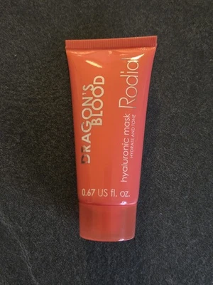 Rodial Dragon's Blood Hyaluronic Mask hydrate & tone 0.67 fl.oz - 20ml - Sealed - Image 1 of 3