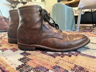 Bota Clásica Natural Gustin CXL Hecha en Maine por Rancourt Talla 11 Foto 1 de 4