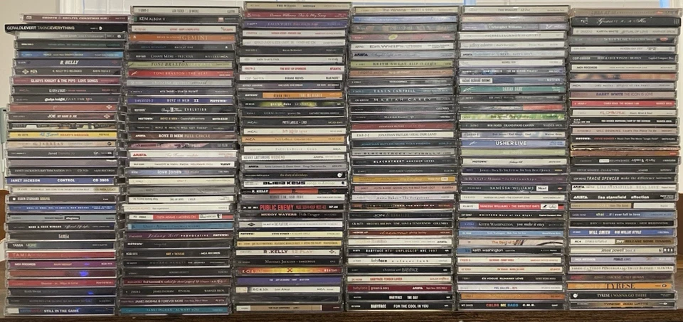 R&B SOUL JAZZ GOSPEL NU/CONTEMPORARY JAZZ CD LOT 204 CD's TOTAL FREE SHIPPING Foto 1 de 4