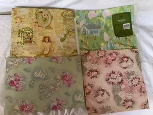 Vintage Wedding Gift Wrap 4 Sheets Ambassador Current - Picture 1 of 5