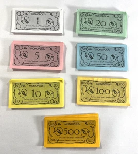 Monopoly Lord Rings Trilogy Edition 2003 Replacement Money - Picture 1 of 5