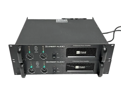 Crest Audio Pro 7200 3300w Professional Power Amplifier #8939Q,R (One) TRUEHEART - Image 1 of 4