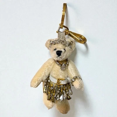 Prada White Bear Giulietta Bijou Bag Charm Key Ring Keychain Used - Image 1 of 4