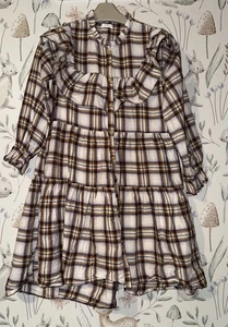 Kariertes Langarmkleid Mädchen 7 Jahre (6-7 Jahre) Next - Bild 1 von 4