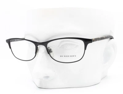 Burberry B 1249 1001 Eyeglasses Frames Glasses Black Tortoise 51-17-135 No Case - Image 1 of 4