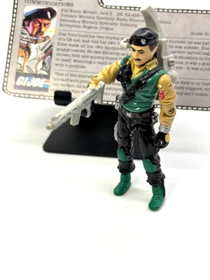 Gi Joe 1986 tono de esfera completo con tarjeta de archivo Foto 1 de 4