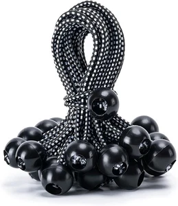 30 Stück Ball Gummiseil, 6 Zoll Schwerlast Bungie Schnur Bälle Baldachin Plane Binden do - Bild 1 von 7