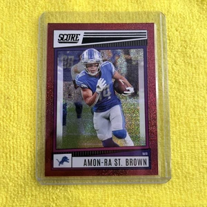 Amon-Ra St. Brown 2022 Score Dots rojo 189/289 - Imagen 1 de 2