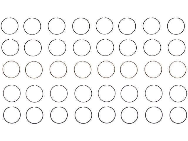 Поршневое кольцо Hastings 62JHWN76 для Chrysler Newport 1957 1958 - Изображение 1 из 1