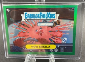 Garbage Pail Kids Chrome 7 - Wind Sheila 285a - Green - Numbered #82/99 - GPK - Picture 1 of 4