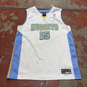 100% Authentic Carmelo Anthony Vintage Nike Denver Nuggets Jersey Size L Mens - Picture 1 of 7