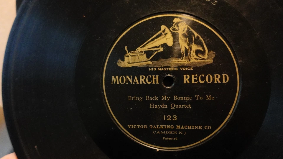 Haydn Quartet  "Bring Back My Bonnie to Me" Monarch 123 Early 78 Foto 1 de 1