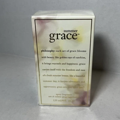 Philosophy Summer Grace Eau de Toilette Spray 4 OZ NUEVA CAJA SELLADA Foto 1 de 2