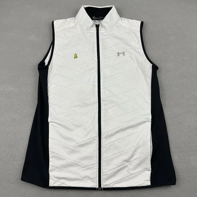 Chaleco de Golf Under Armour Hombres Grande Blanco Cremallera Completa Alabama Masters Chaqueta Equipo Frío Foto 1 de 4