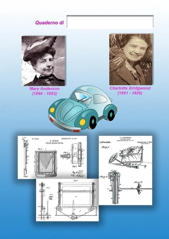 Mary Anderson e Charlotte Bridgwood - Quaderno A5 a quadretti 6mm by Giuseppe Ca - Image 1 of 1