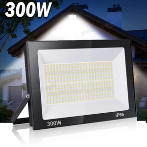300W LED Flood Light Outdoor Security Spotlight Landscape Garden Yard Work Lamp - Picture 1 of 9
