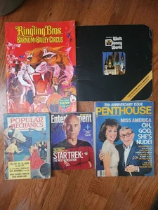 Magazines-Star Trek, Popular Mechanics, Disney, Ringling Bros, Penthouse - Picture 1 of 8