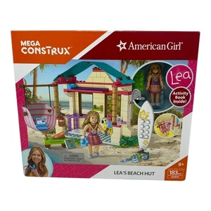 Mega Construx American Girl Lea's Beach Hut Spielset 183 Teile Aktivitätsbuch NEU - Bild 1 von 6