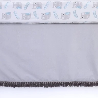 NoJo Indigo Denim/Chambray Falda Cuna/Volantes Polvo, Índigo Foto 1 de 4