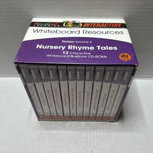 12 Rising Readers Nursery Rhyme Interactive Whiteboard CD-ROMs: Volume 2 ~ New!! - Imagen 1 de 7