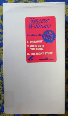 1988 VHS TAPE VANESSA WILLIAMS THE RIGHT STUFF WING PROMO VIDEO DREAMIN THE LOOK - Image 1 of 4