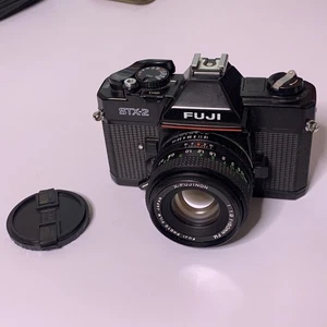 Fuji STX-2 35mm SLR Film Camera 50mm f/1.9-16 Lens - Picture 1 of 11