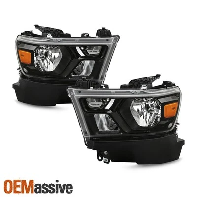 For 2019-2020 RAM 1500 Pickup [Halogen Type] Headlights Pair Driver + Passenger - Image 1 of 4