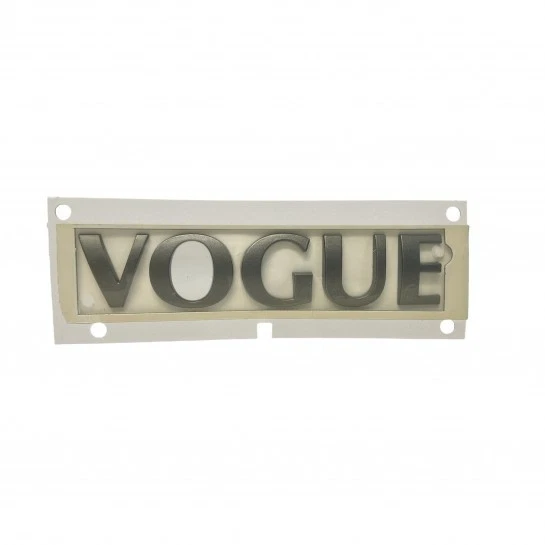Genuine Range Rover L322 02-09MY VOGUE Boot Badge Brunel Metalic - DAM500031LQV - Image 1 of 1