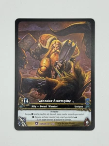 World of Warcraft TCG Honor 118/208 Extended Art Vanndar Stormpike - Picture 1 of 1