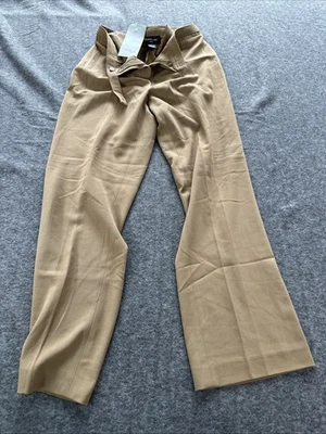 Pantalones de vestir Focus 2000 Petite marrón para mujer talla 10P nuevos con etiquetas Foto 1 de 4