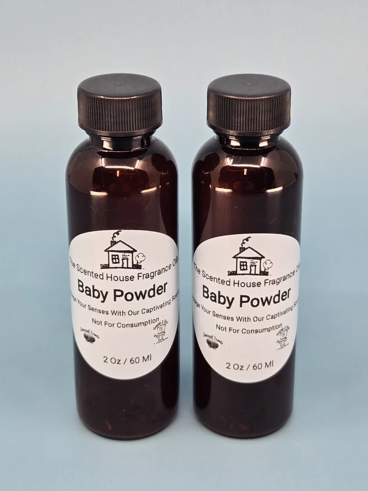 2 Baby Powder 2 Oz.  100 % Fragrance Oil Great for Diffusers, Soaps and Candles - Image 1 of 1