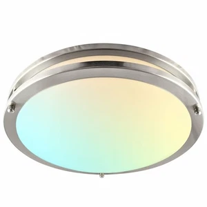 Luxrite 14 Inch LED Flush Mount Ceiling Light CCT 27K / 30K / 35K / 40K / 50K - Picture 1 of 7
