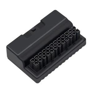 Female ATX 24Pin To 24Pin Male 90 Degree Power Adapter Motherboard Connector DIY - Afbeelding 1 van 18