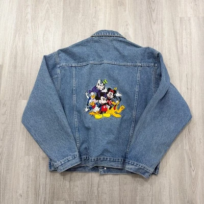 Chaqueta vaquera vintage Disney Store Mickey Mouse & Friends para hombre grande años 90 Jean  Foto 1 de 4