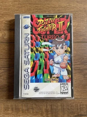 Super Puzzle Fighter II 2 Turbo (Sega Saturn) Complete w/ Reg Card - Image 1 of 4