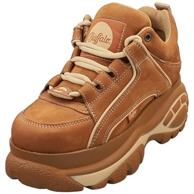 Buffalo 1339-14 Womens Platform Boots in Brown