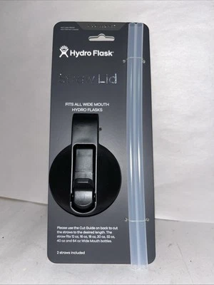 Tapa de pajita Hydroflask con 2 pajitas para boca ancha Foto 1 de 2
